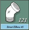 Street Elbow 45
