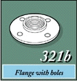 Flange with boles